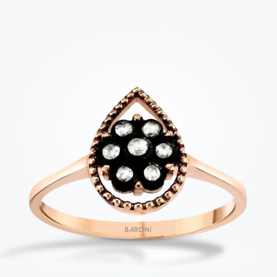 0.36 Karat Elmas Gül Set - 2