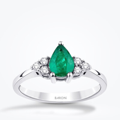 2.89 Karat Pırlanta Zümrüt Set - 2