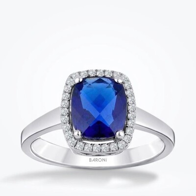8.56 Karat Pırlanta Safir Set - 2