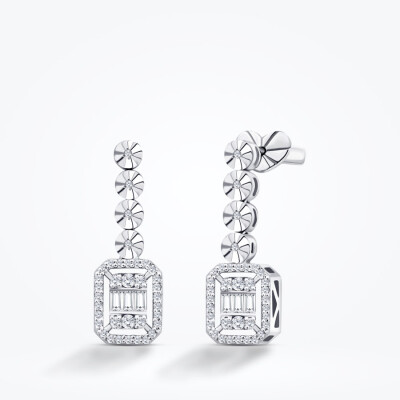 0.66 Karat Pırlanta Baget Set - 3