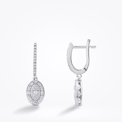 0.91 Karat Pırlanta Baget Set - 4