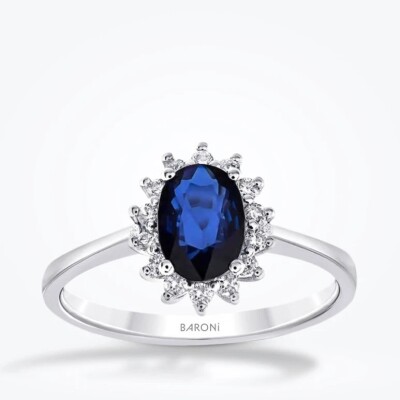 4.30 Karat Pırlanta Safir Set - 2