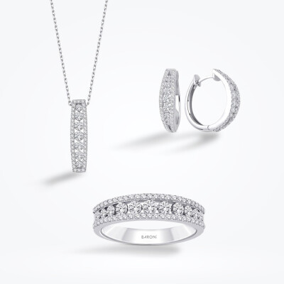 1.89 Karat Pırlanta Aurora Set - 1