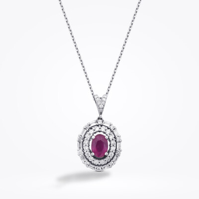 7.21 Karat Pırlanta Yakut Set - 2