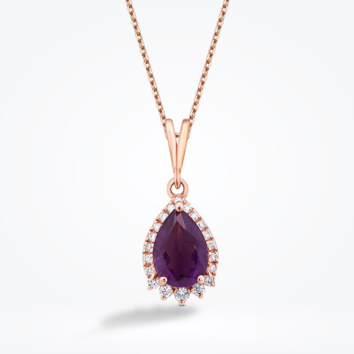 2.45 Karat Pırlanta Ametist Set - 2