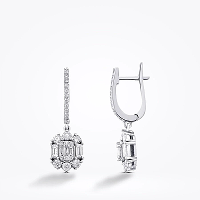 2.28 Karat Pırlanta Baget Set - 4