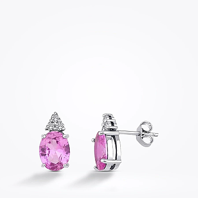 8.66 Karat Pırlanta Pink Safir Trend Set - 4
