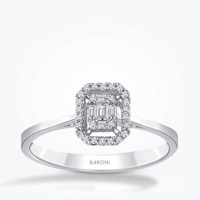 0.61 Karat Pırlanta Baget Mini Set - 2