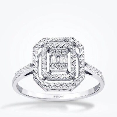 0.28 Karat Pırlanta Baget Mini Set - 2