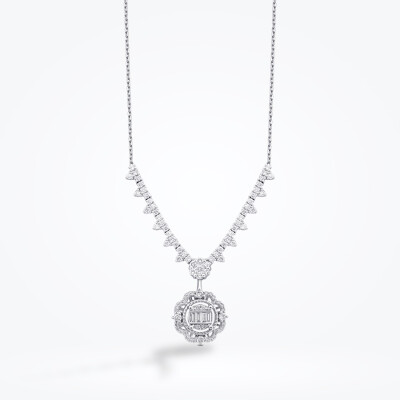 2.13 Karat Pırlanta Baget Set - 2