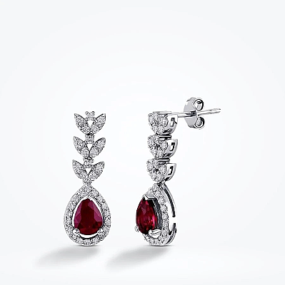 4.39 Karat Pırlanta Yakut Set - 4