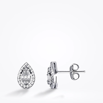 0.21 Karat Pırlanta Baget Mini Set - 4