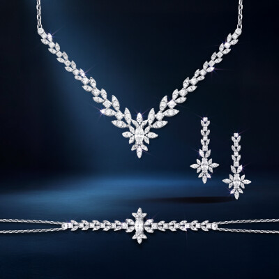 Altın Markiz Taşlı Düğün Seti