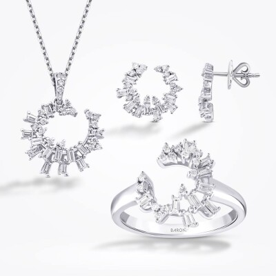 1.28 Karat Pırlanta Baget Trend Set