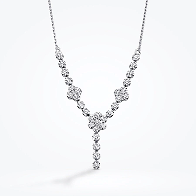 0.56 Karat Pırlanta Çiçek Trend Set - 2