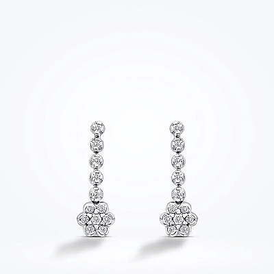 0.56 Karat Pırlanta Çiçek Trend Set - 3