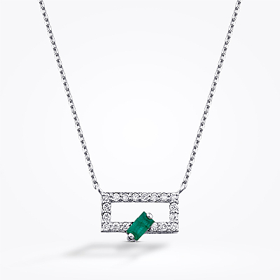 1.18 karat Pırlanta Zümrüt Set - 3