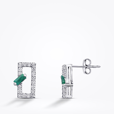 1.18 karat Pırlanta Zümrüt Set - 4
