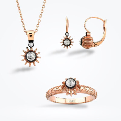 0.42 Karat Elmas Tektaş Set