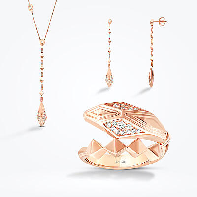 1.12 Karat Pırlanta Yılan Set