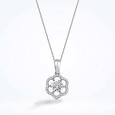 0.64 Karat Pırlanta Çiçek Trend Set - 3