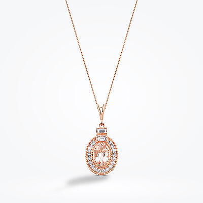 2.56 Karat Pırlanta Morganit Set - 3