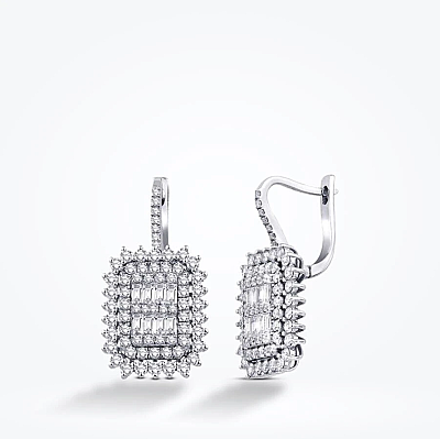 3.51 Karat Pırlanta Baget Set - 4