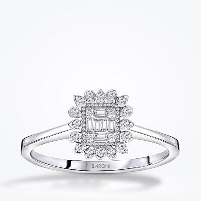 0.47 Karat Pırlanta Baget Set - 2