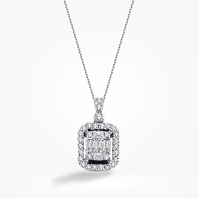 0.88 Karat Pırlanta Baget Mini Set - 3