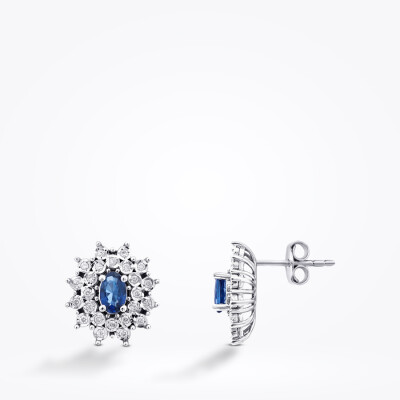 1.47 Karat Pırlanta Safir Set - 3