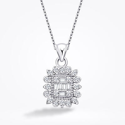 0.47 Karat Pırlanta Baget Set - 3