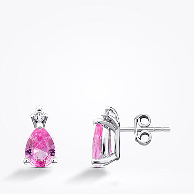 5.34 Karat Pırlanta Pink Safir Set - 4