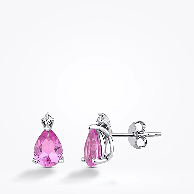 5.34 Karat Pırlanta Pink Safir Set - 4