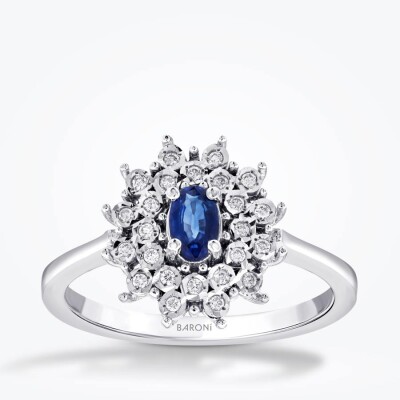 1.47 Karat Pırlanta Safir Set - 4