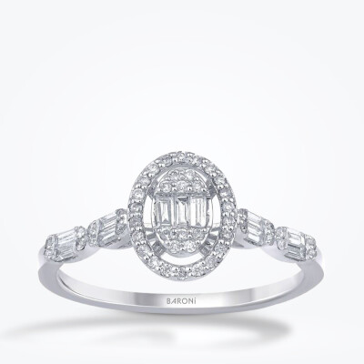 1.05 Karat Pırlanta Baget Set - 2