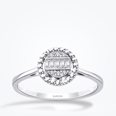 0.39 Karat Pırlanta Baget Set - 2