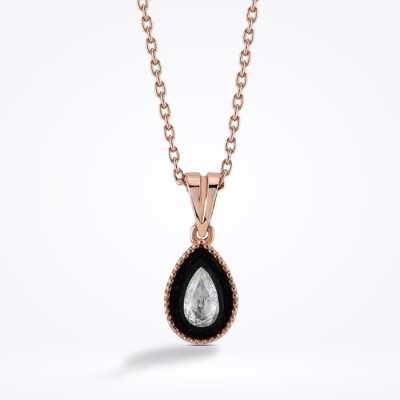 0.37 Karat Elmas Damla Set - 3