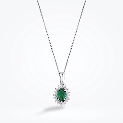 2.35 Karat Pırlanta Zümrüt Set - 3