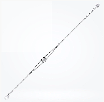 0.34 Karat Pırlanta Kalpli Set - 4