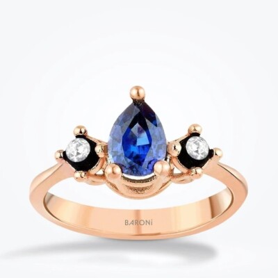 4.58 Karat Elmas Safir Set - 2