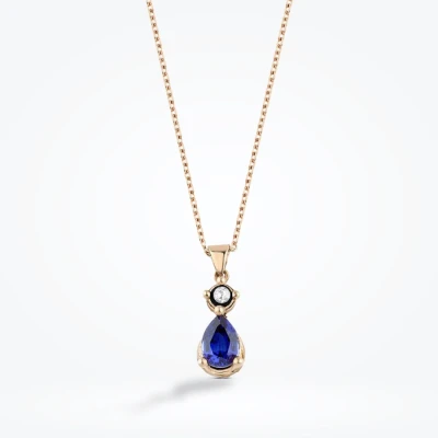 4.58 Karat Elmas Safir Set - 3