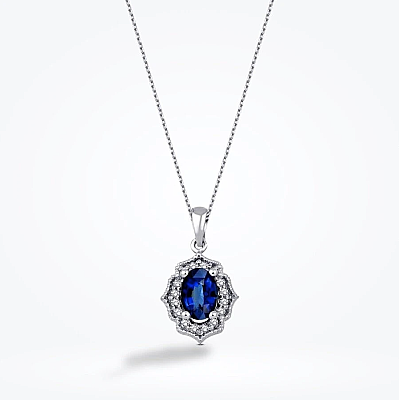 2.56 Karat Pırlanta Safir Set - 3