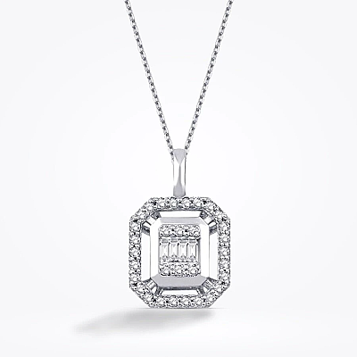 0.58 Karat Pırlanta Baget Set - 3