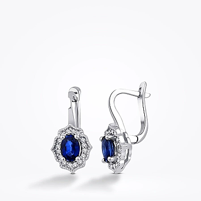 2.56 Karat Pırlanta Safir Set - 4