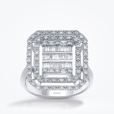 3.22 Karat Pırlanta Baget Set - 2
