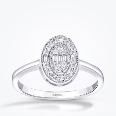 0.91 Karat Pırlanta Baget Set - 2
