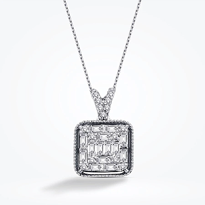 1.43 Karat Pırlanta Baget Set - 3