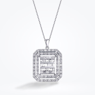 3.22 Karat Pırlanta Baget Set - 3