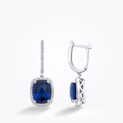8.56 Karat Pırlanta Safir Set - 4