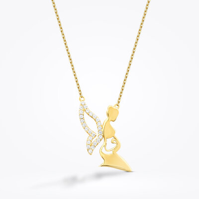 Altın Anne Trend Kolye - 1